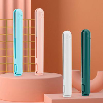 Мини-щипцы для завивки волос, портативный перезаряжаемый USB-выпрямитель для завивки волос двойного назначения, для гладкой и безопасной укладки