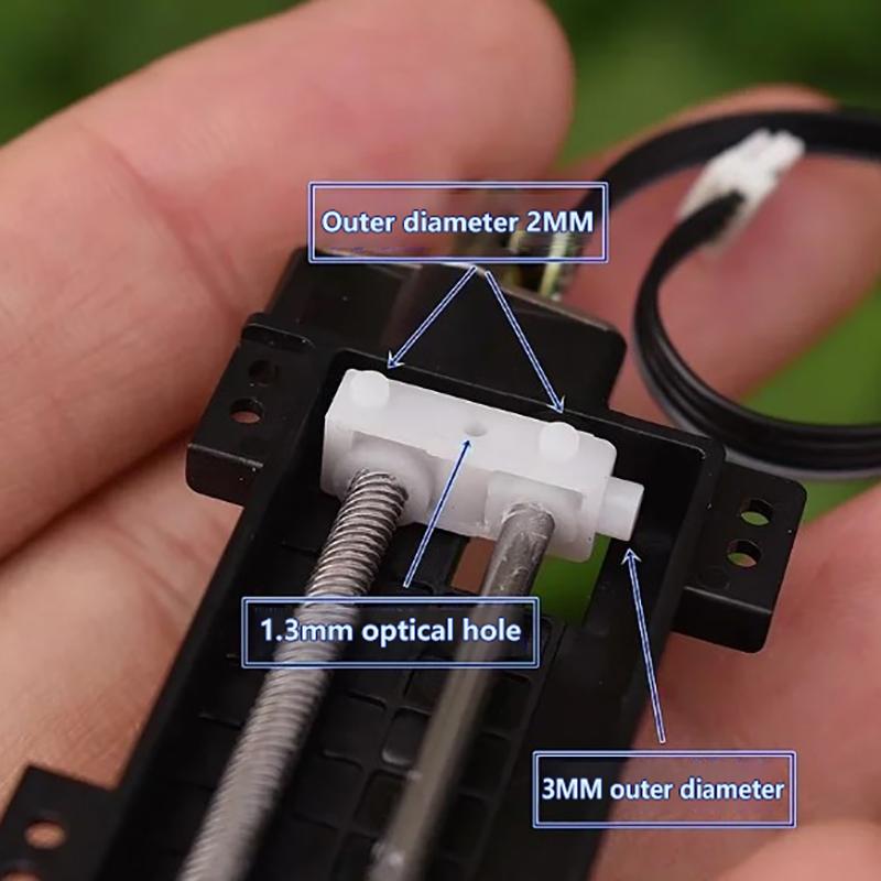 1 шт. 30 мм ход 2-фазный 4-проводной линейный винтовой ползунок привод гайка 13,2 Ом мини драгоценный 6 мм планетарный редуктор шаговый двигатель