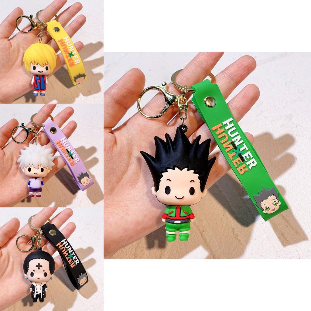 Мультяшный брелок с Гоном и Киллуа, охотниками на полную ставку, милая силиконовая подвеска для сумок