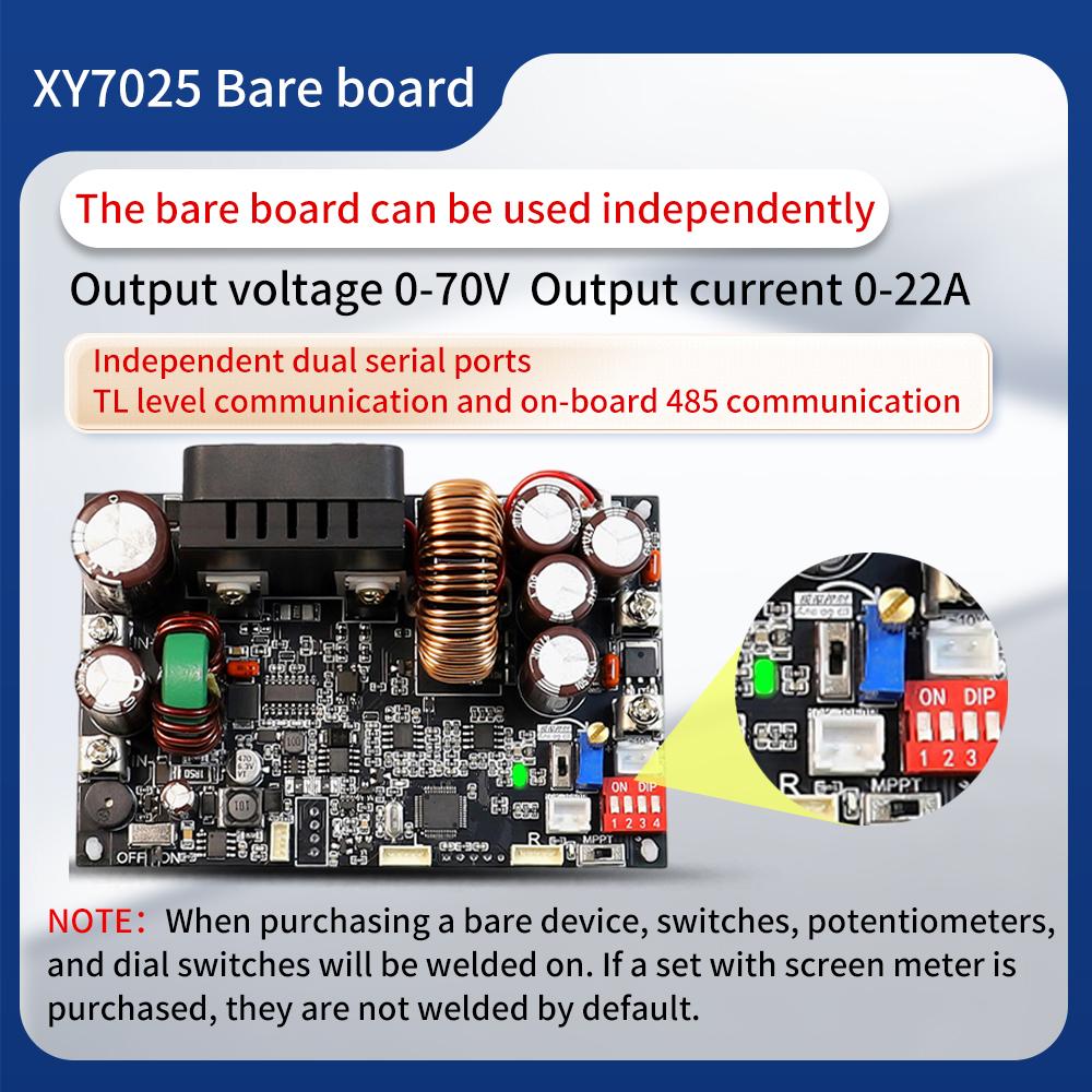 XY7025S 1750W 25A CNC BUCK DC Power Supply Adjustable CV CC CW Step-Down Converter MPPT Charging 12-85V To 0-70V WIFI 485 IR