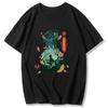 Genshin Impact T Shirt Hu Tao Xiao Kaedehara Kazuha Printing T-shirt Unisex Harajuku Vintage T Shirts Tops Men Short Sleeve