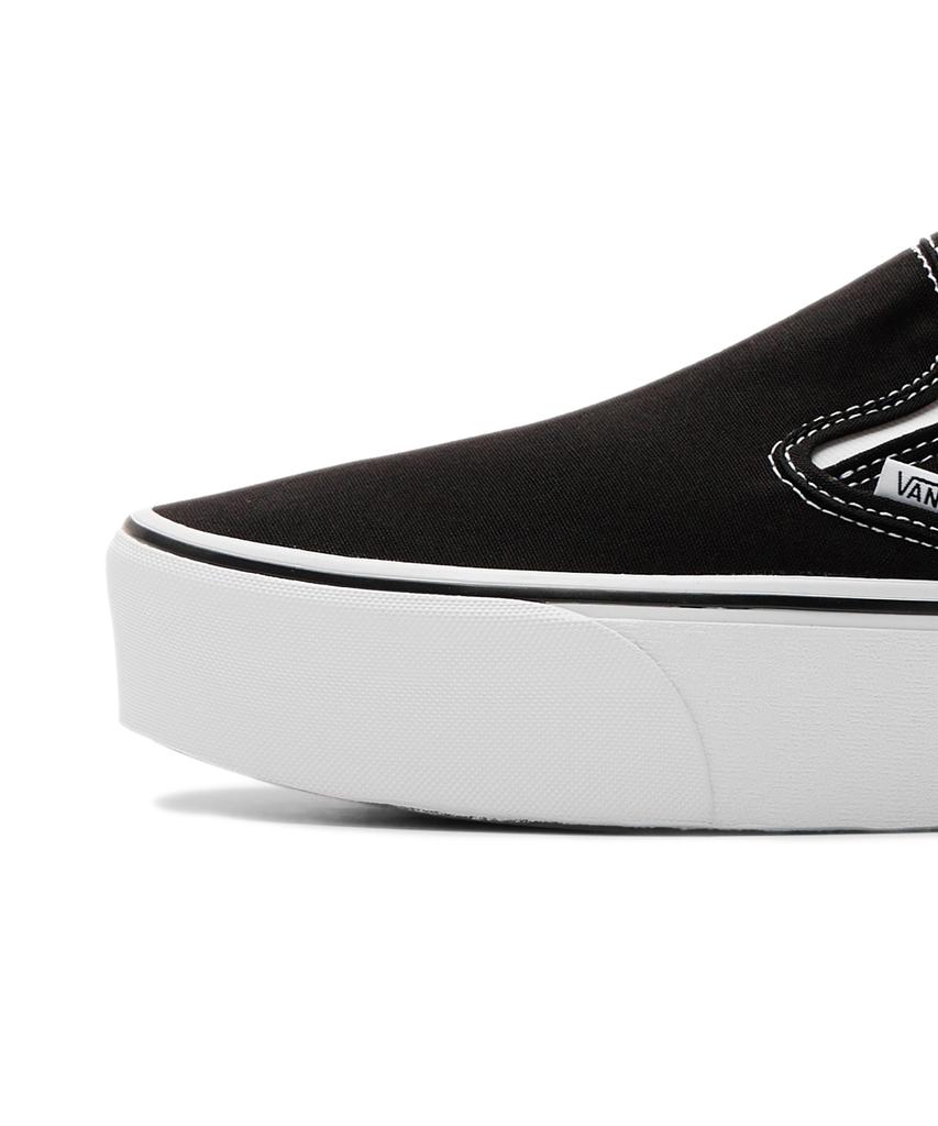Vans Classic Slip-On Stackform - (холст) черный:True White / Vn0A7Q5Rbmx1