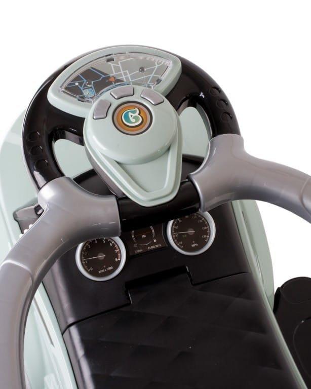 Jeździk Dla Dziecka Z Rączką I Obejmą Sport Car Szałwia Sun Baby