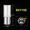 1300LM P21W Светодиодная лампа PY21W P21 5 Вт 1156 BA15S BAU15S BAY15D Светодиодная автомобильная сигнальная лампа R5W R10W DRL Фонарь заднего хода Белый Желтый Красный