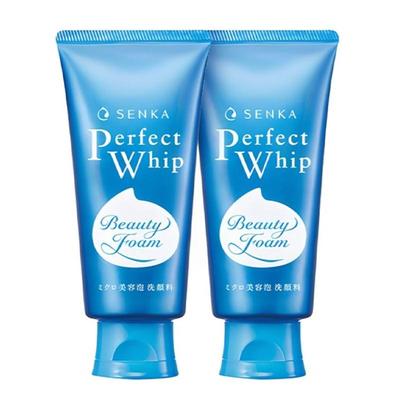 SENKA Perfect Whip Очищающая пенка для умывания A 120 г x 2 – Набор с насыщенной пеной, глубокое очищение
