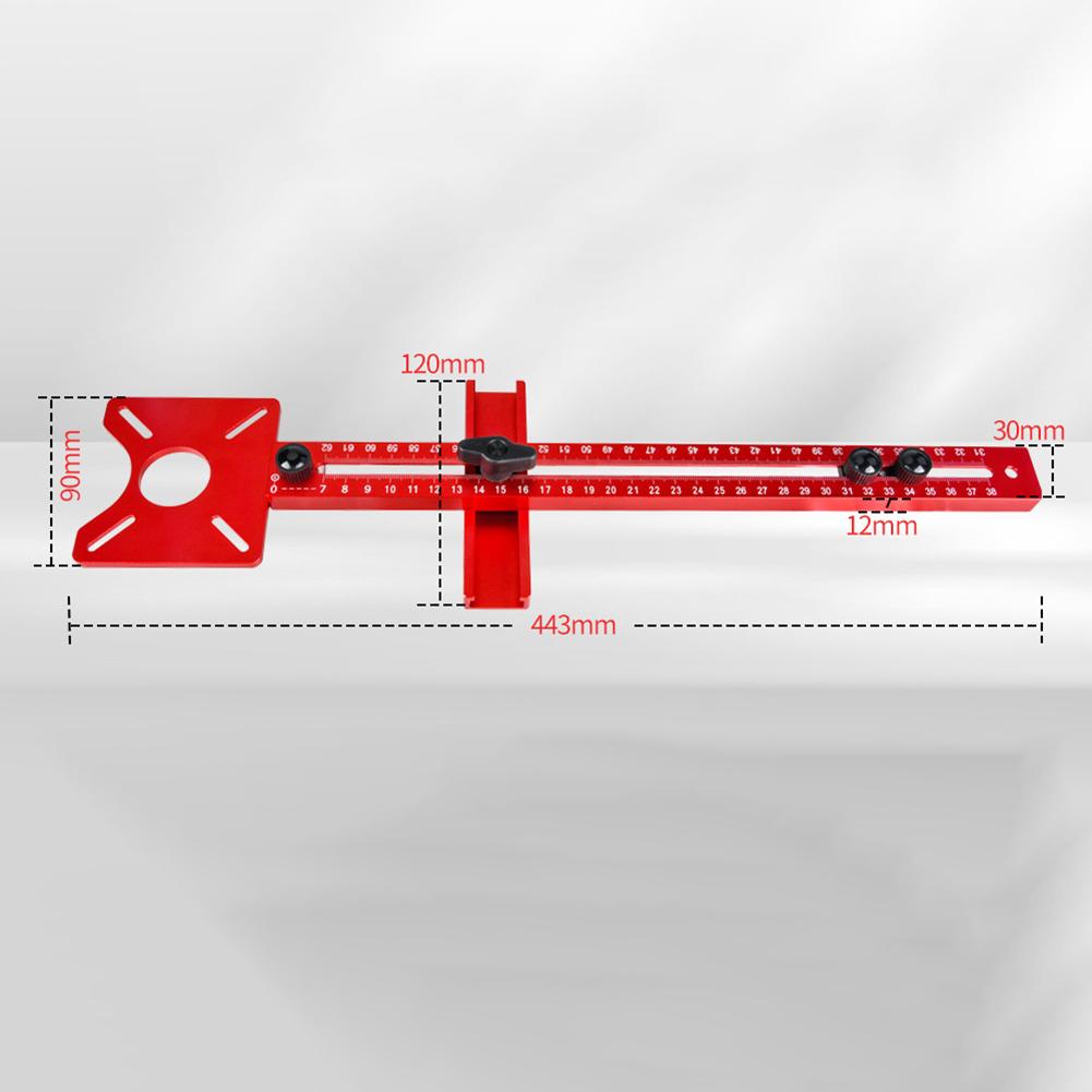 Фрезерный круговой паз Кронштейн Основание для триммера Направляющая кромки Позиционирование круга Инструмент для резки Доска для обработки дерева Фрезерный станок