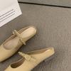 Корейская версия универсальных туфель Мэри Джейн с туфлями-мешками и полутапочками для женщин, удобные туфли бабушки на мягкой подошве без каблука