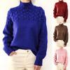 Европейский и американский женский свитер с высоким воротником из перекрученной вязки - повседневный, с длинным рукавом, мода осень/зима
