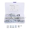 50PCS Car U Clips 65 Manganese M4 M5 M6 M8 U Shaped Nut Assortment Set for Car Motorcycle Dash Door