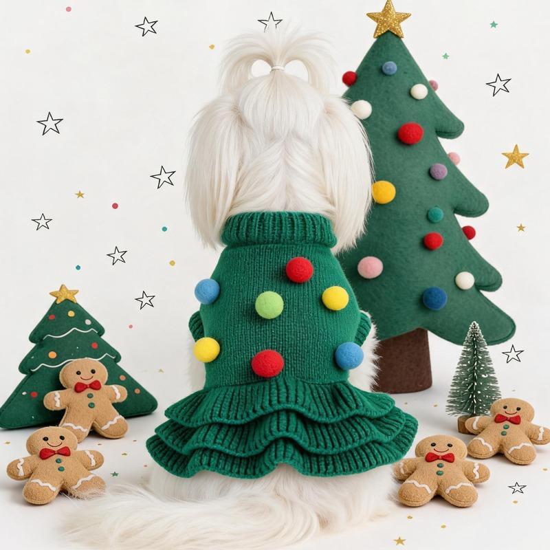 PETCIRCLE Одежда для питомцев Одежда для собак и кошек Коллекция осенне-зимних утолщенных теплых вязаных свитеров