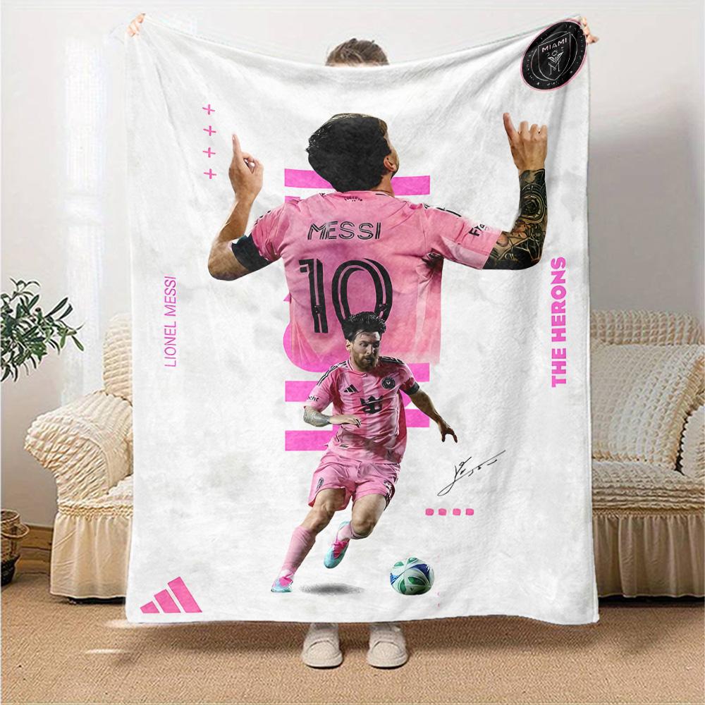 Argentina World Champions Celebration Blanket Soft Warm Cozy Suitable for Chair Couch Bed All-Season Use Playful Design Gifts For Family Or Friends