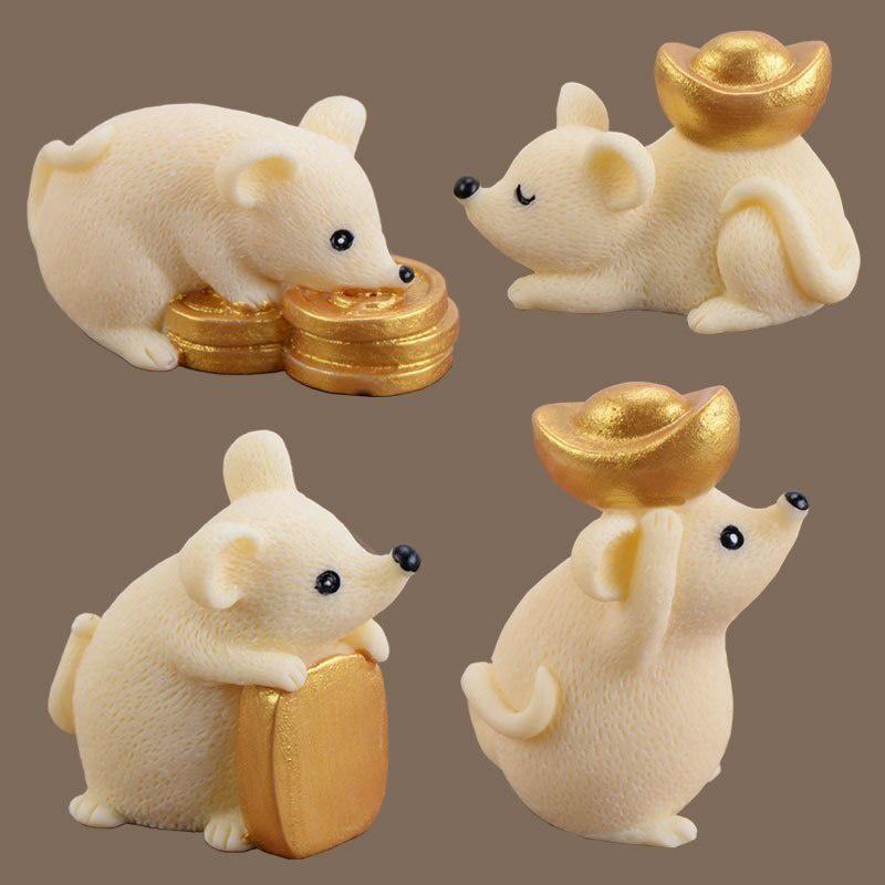 3D силиконовая форма для мыши, форма для помадки, торта, шоколада для изготовления свечей, сделай сам, полимерные формы ручной работы для гипса, восковая форма