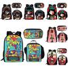 Bbq Ena Dream Pattern Printing Backpack Lunch Bag Pen Case Set For Student Gift