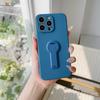 Newest Hidden Folding Bracket Stand Phone Case For iPhone 17 15 16 Plus 14 13 12 11 Pro Max X XR XS Matte Silicone Cover