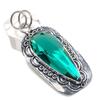 Chrome Diopside Handmade 925 Sterling Silver Jewelry Pendant 2.36" E9w10