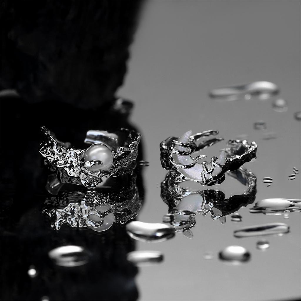 Elegant Sun and Moon Design Rings Adjustable Open Rings Jewelry for Couples Symbolizing Eternal Love and Commitment