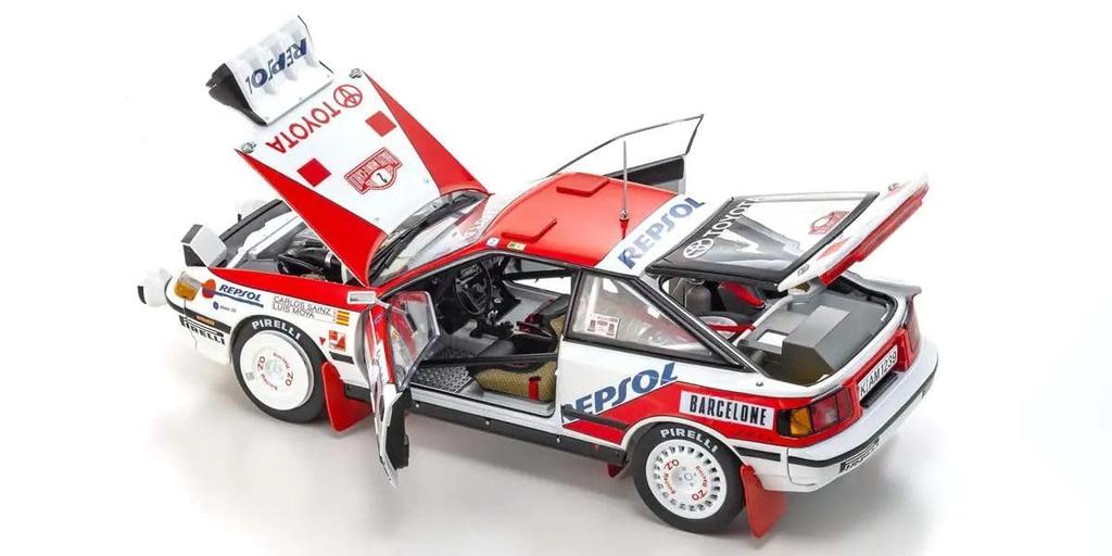 Kyosho Original 1/18 Scale Toyota Celica GT-FOUR (ST165) 1991 Monte Carlo #2 Finished Product