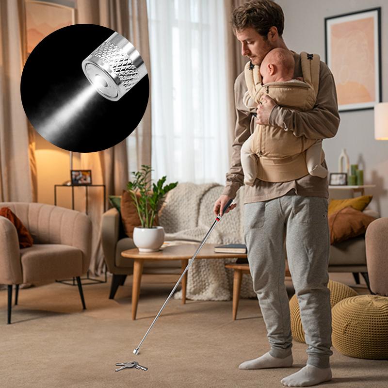 Телескопическая магнитная ручка Портативный металлообрабатывающий удобный инструмент Магнитная емкость для подбора гаек и болтов Регулируемый стержень для подбора