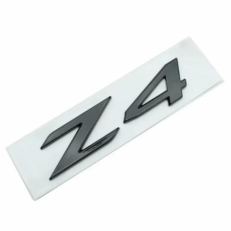 Chrome Black 3D ABS Z4 Letters Rear Boot Trunk Emblem Badge Sticker Decals for BMW G29 Car Styling Accessories AV2