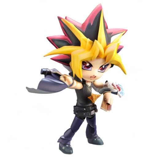 Kotobukiya Q-posh Yu-Gi-Oh! Duel Monsters Yami Yugi Немасштабная окрашенная подвижная фигурка из ПВХ