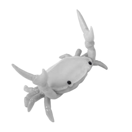 Simulation Crab Pen Holder Plastic Weightlifting Crab Stationery Pencil Stand Home Office Desktop Decoration Ornament
