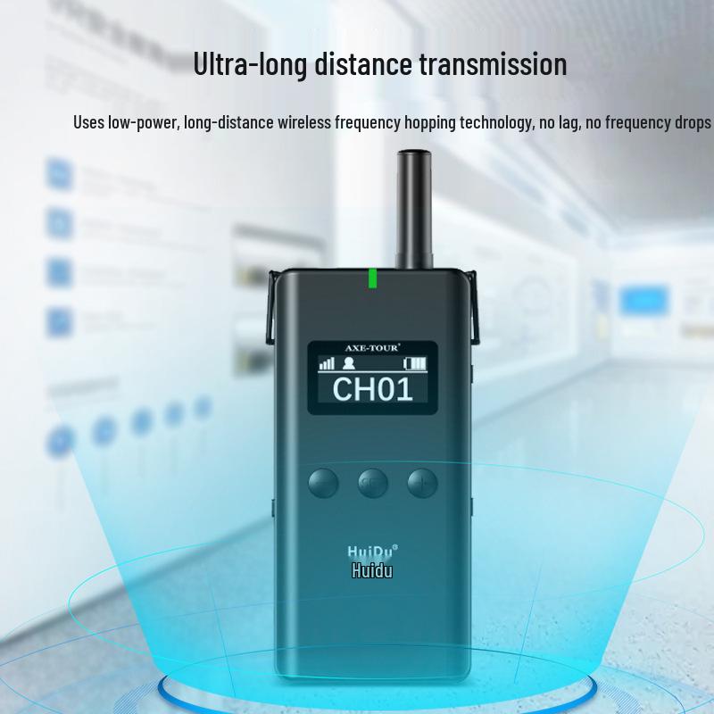 HuiDu E-501T 2.4G Wireless Dual Ear-Hook Interpreter System