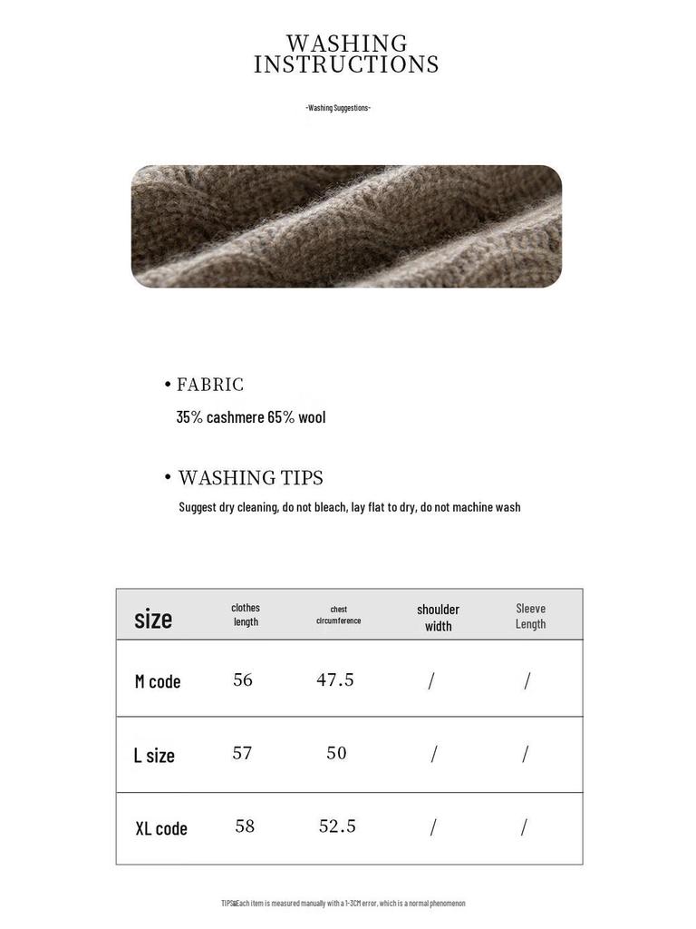 Женский кардиган-жилет с V-образным вырезом из кашемировой смеси