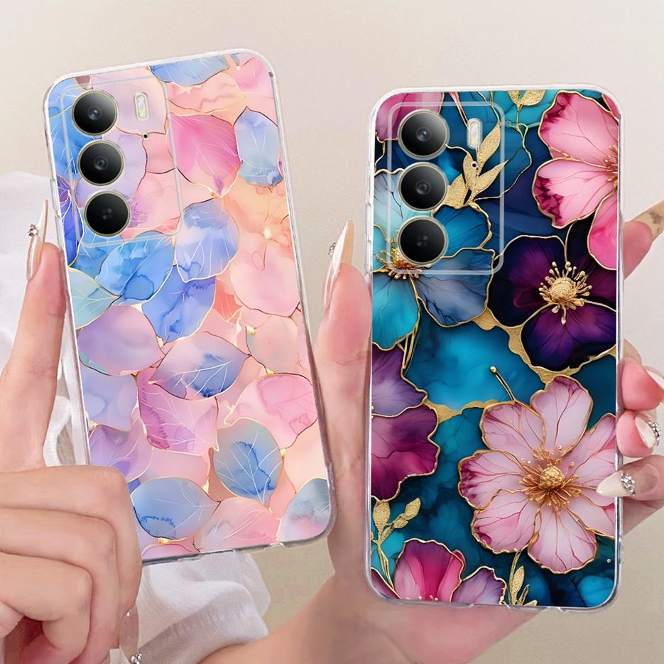 Чехол для Realme C75 4G Чехол RealmeC71 С рисунком «Дракон и Тигр» Мягкий Тонкий Чехол для Телефона Для Realme C71 C75 C 75x RealmeC75 X