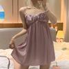 Pure Desire Princess Style Ice Silk Suspender Nightgown Women'S Summer Comfortable Fashion Light Luxury Loungewear