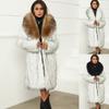 0 Plush Women's Imitation Fur Coat Coat Long Autumn and Winter New Fur Trench Coat