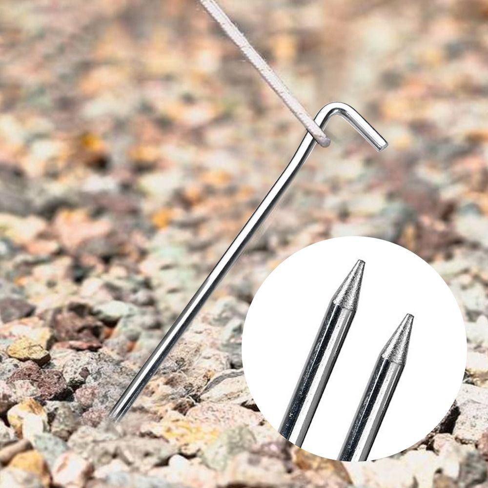 Сверхмощные наземные колья, металлические колышки для палатки, портативная палатка для кемпинга, уличная палатка