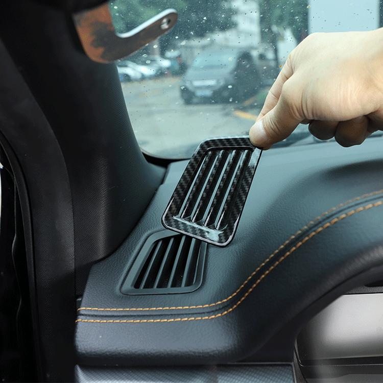 4 шт./компл., накладка на приборную панель автомобиля, рамка для кондиционера, подходит для Ford Ranger Wildtrak 2015-Авто интерьер