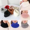 Winter Warm Windproof Knitted Fake Collar Turtleneck Neck Warmer Scarf
