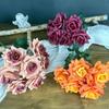 Multicolor Artificial Rose Flower DIY Accessories Faux Flower  Party Supplies
