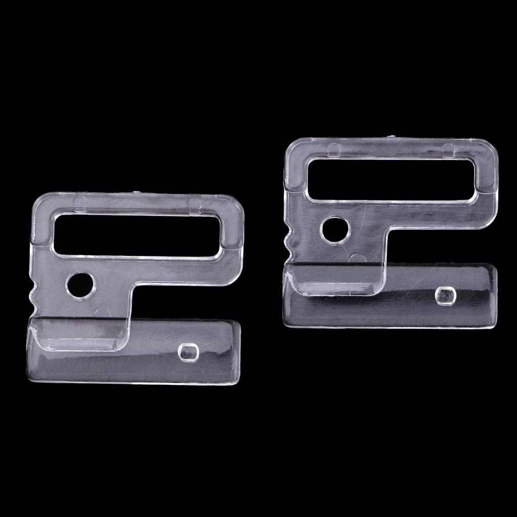 10 комплектов зажимов для бюстгальтера, купальников, кликеров, бикини, застежка спереди, зажимы с пряжкой, белые