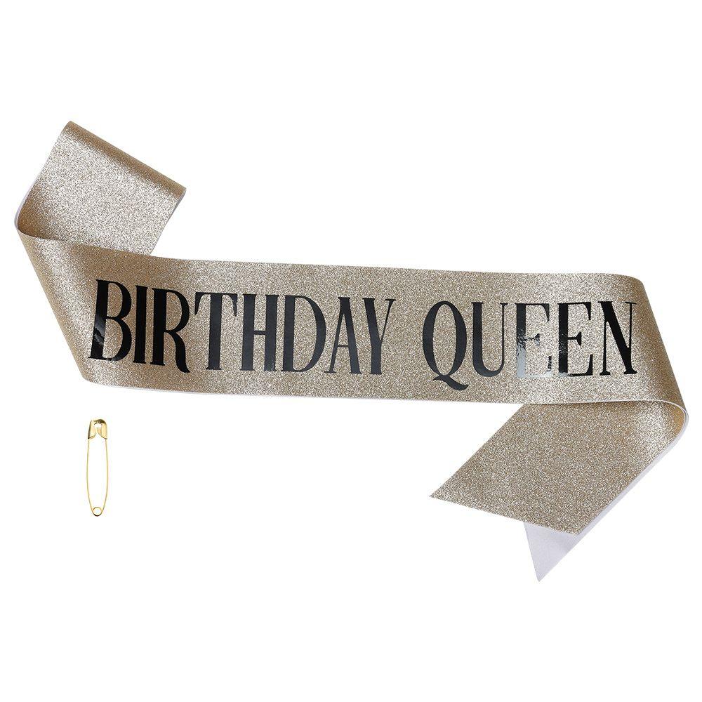 Модный атласный пояс принцессы корона головной убор на день рождения королева повязка на голову тиара обруч для волос