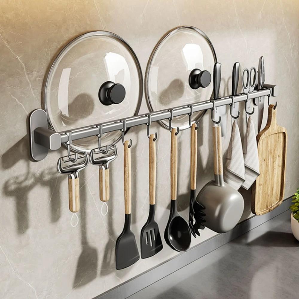 Wall Shelves Cutting Board Holder Space Aluminum Kitchen Storage and Organization Utensils Holder Kitchen Accessories Organizer