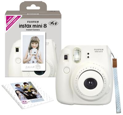 Fujifilm Фотоаппарат мгновенной печати instax mini 8 белый INS MINI 8 WHITE N