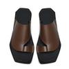 Summer Outdoor Beach Casual Leather Slippers Tha Aret Anti-slip Anti-odor Minimalist Shoes Men Comfy Soft Bottom Sandals