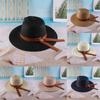 Женская летняя складная соломенная шляпа для пляжного отдыха на берегу моря, солнцезащитная соломенная шляпа с большими полями, джазовый цилиндр