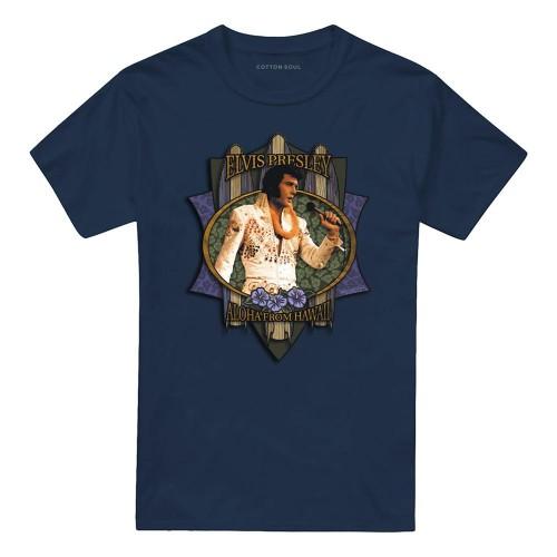 Elvis Presley Unisex Adult Aloha From Hawaii Tagless T-Shirt