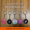 NFC URL-метка для Google и Xiaohongshu: Эпоксидная карта с рейтингом LG для оценок и отзывов