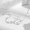 Браслет Little Prince Rose, женский оригинальный дизайн из чистого серебра, браслет Moonlight Stone Planet, корейское издание
