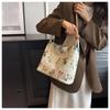 Large Capacity Bag Canvas Leisure Shoulder Bag Floral Small Handbag