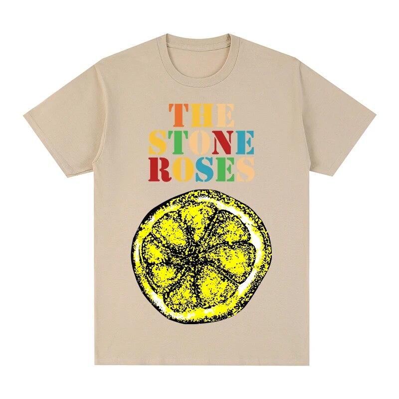 Футболка The Stone Roses Lemon, хлопковая футболка унисекс, новая футболка, женские топы