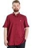 Men's Plus Size Plus Size Shirt Mode Xl Plus Size Men's Linen Lycra Shirt Claret Red