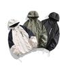 Mountain Wind Outdoor Trendy Brand Men's and Women's Spring and Autumn Jackets New Couple Windproof Jacket Splicing Loose Hooded Jacket