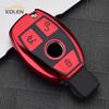 Soft TPU Car Remote Key Case Cover Fob for Mercedes Bnez CLA GLC GLA GLK W203 W210 W211 W204 W176 A B C R Class AMG Accessories