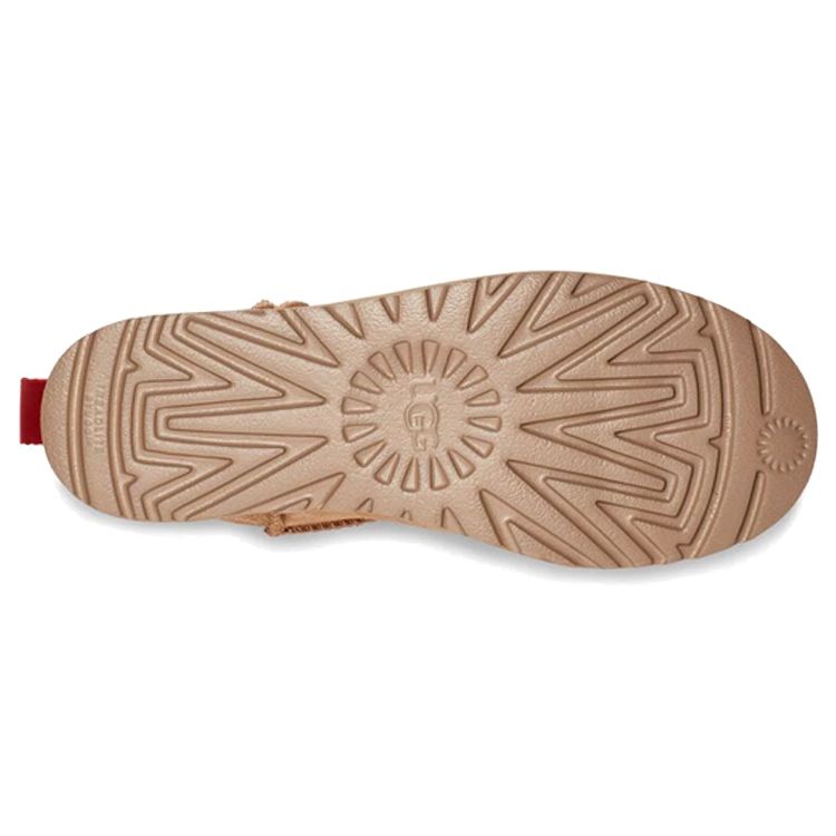 UGG Теплые зимние сапоги из овчины Comfort длиной до середины голени женские сапоги каштановые 1122672-CHE