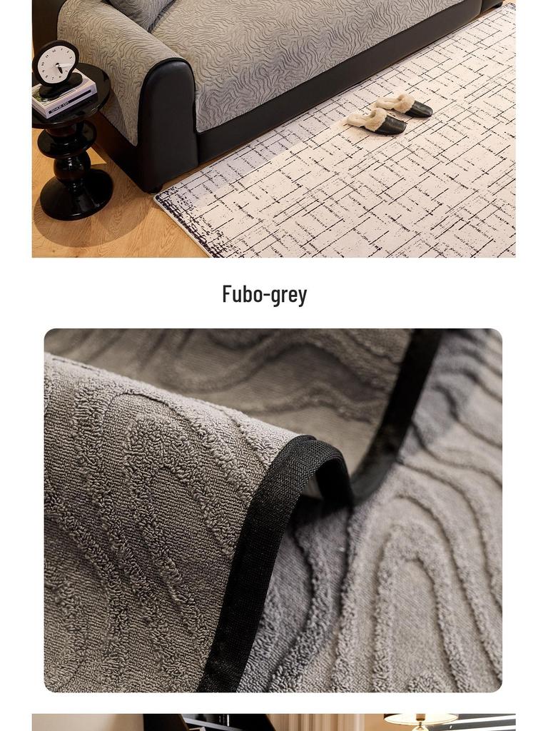 Универсальная противоскользящая подушка на диван из люксового велюра – Стиль четырех сезонов